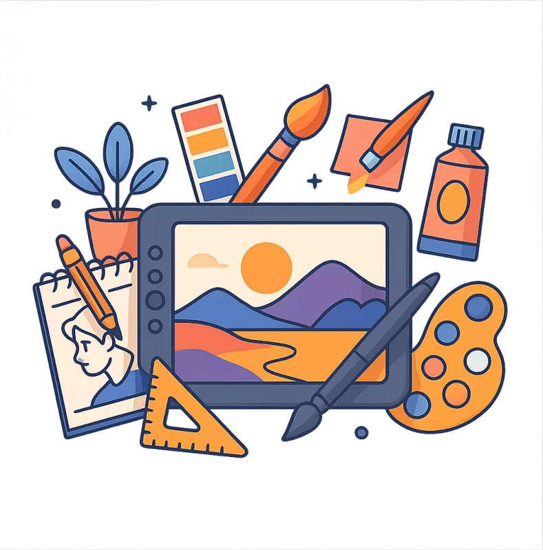Art & Illustration — From Sketch to Final Visual