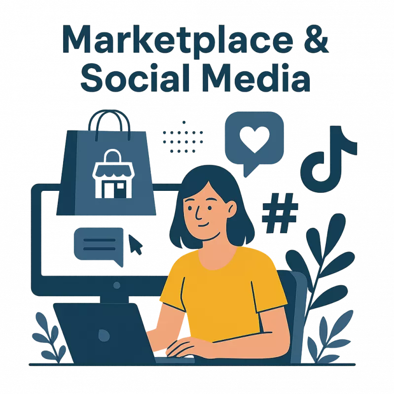 Design for Marketplaces & Social Media — Visuals That Sell