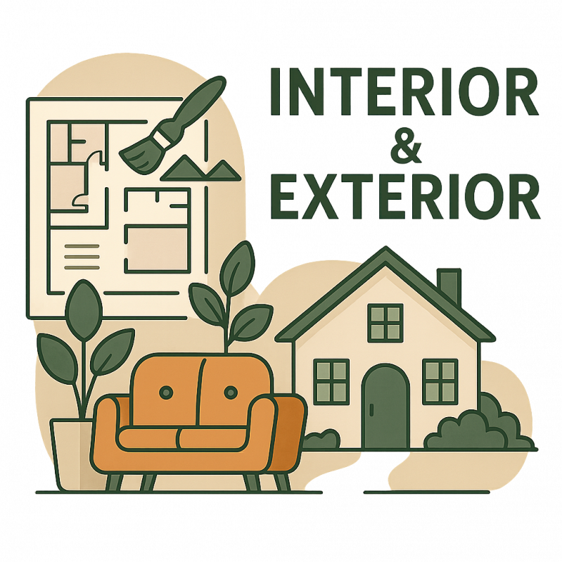Interior & Exterior Design — Visualization and Planning