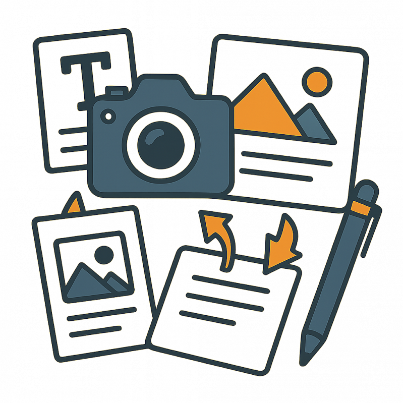 Text Typing from Images
