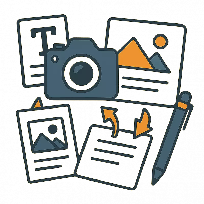 Text Typing from Images