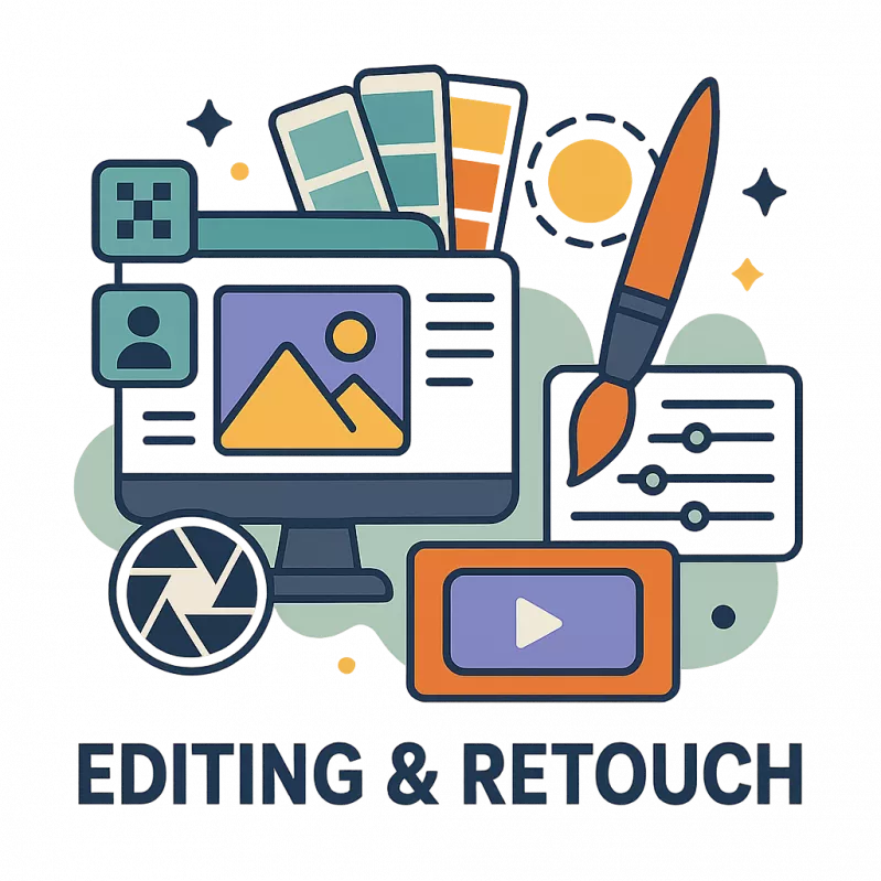 Editing & Retouching — Enhancing Visual Content