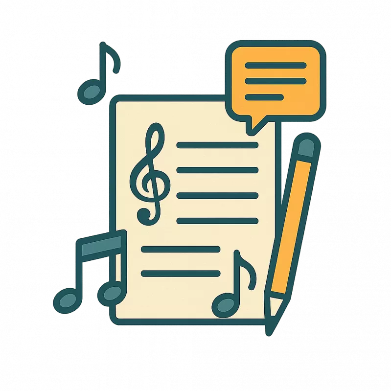 Song Lyrics — Original Words for Your Music