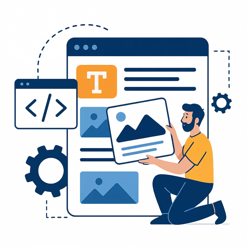 Website Layout & HTML/CSS — Fast and Responsive Code