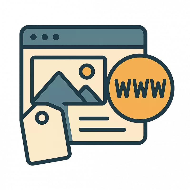 Website with Domain for Sale