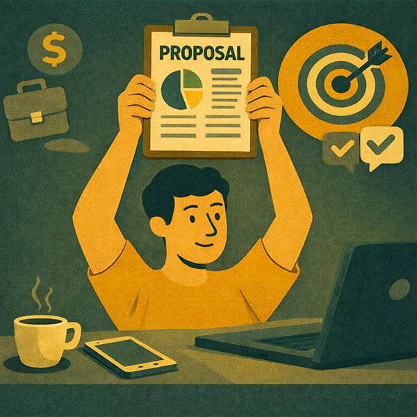 A business proposal that helps sell: how to order it without overpaying