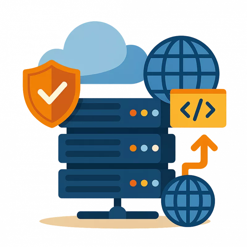 Servers & Hosting — Setup, Management, Domains