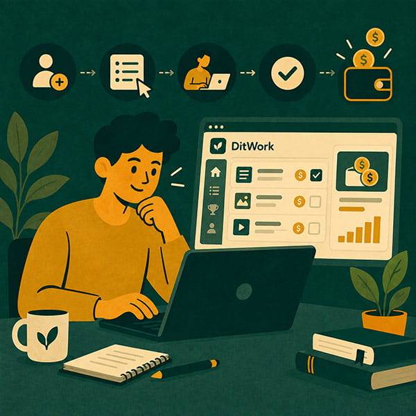 So verdienen Sie Geld auf DitWork: der Einstieg für Anfänger