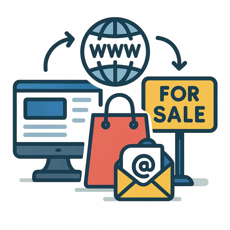 Website Sales — Ready Projects, Domains, Socials