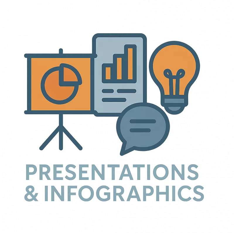 Presentations & Infographics — Clear, Visual, Effective